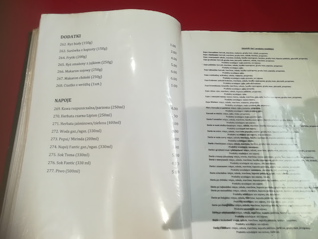 Bar Orientalny VU - Gastronomia