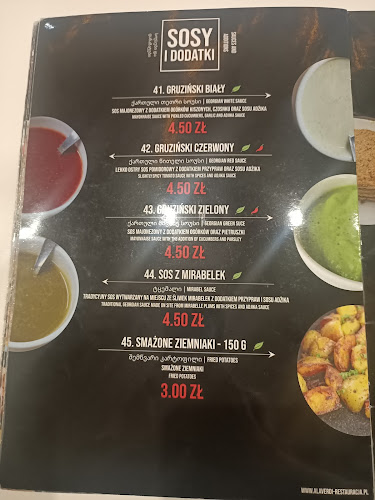 Restauracja Gruzińska ALAVERDI - Gastronomia