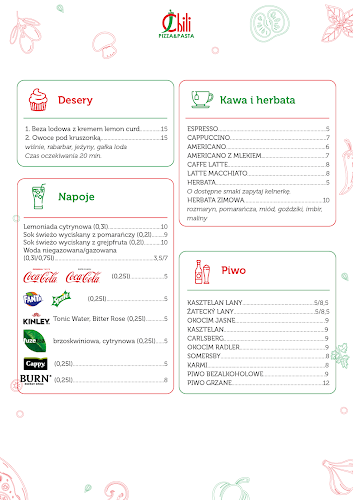 Opinii despre Pizzeria Chili în Jastrzębie-Zdrój - Gastronomia