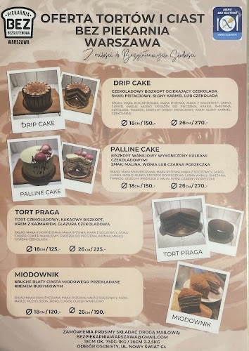 Opinii despre BEZ Piekarnia Bezglutenowa Warszawa în Warszawa - Gastronomia