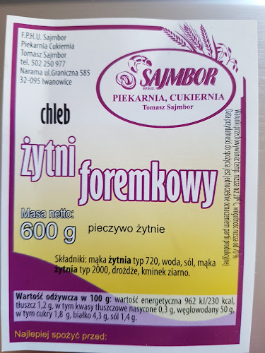Reviews of F.P.H.U. Sajmbor, Piekarnia, Cukiernia in Kraków - Gastronomia