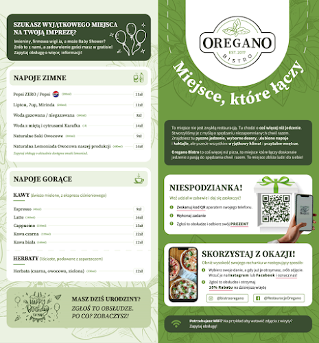 Restauracja Oregano – Pizzeria w Szepietowie z jedzeniem na miejscu i na dowóz - Gastronomia
