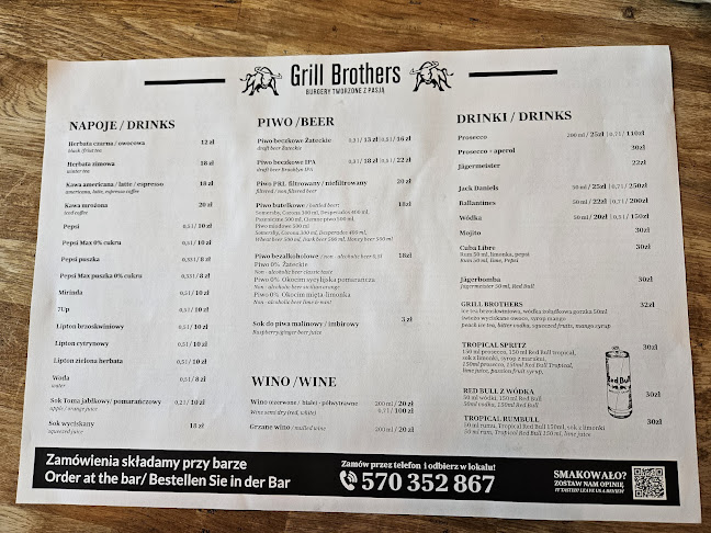 Grill Brothers burgery Open Times