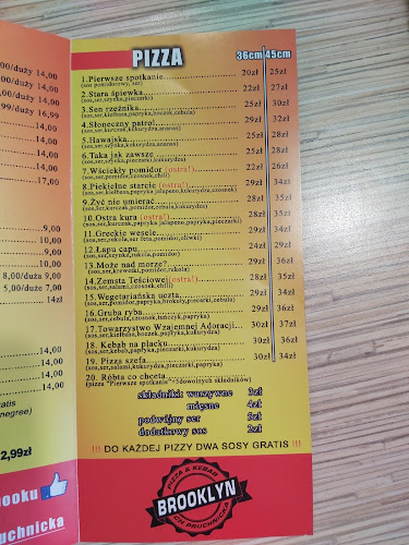 Reviews of Brooklyn PIZZA&KEBAB GALERIA PRUCHNICKA in Jarosław - Gastronomia