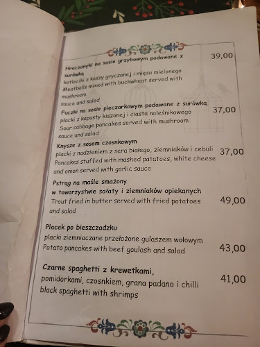 Restauracja "Piwniczka" - Ustrzyki Dolne