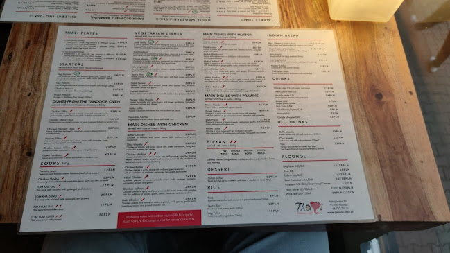 Comentarii opinii despre Thali Restauracja Indyjska