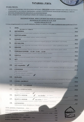Tatarska Jurta - Gastronomia