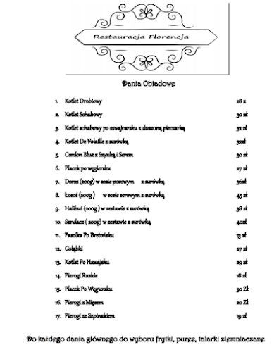 Reviews of Restauracja Florencja in Ustka - Gastronomia