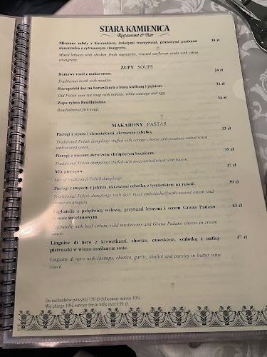Stara Kamienica - Gastronomia