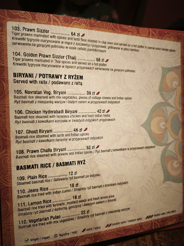 Reviews of Namaste India: Restauracja Indyjska, Indian Restaurant in Warsaw in Warszawa - Gastronomia