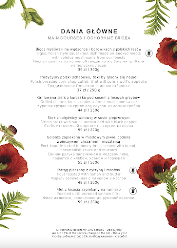 Gospoda Kwiaty Polskie restauracja Stare Miasto Warszawa kuchnia polska
