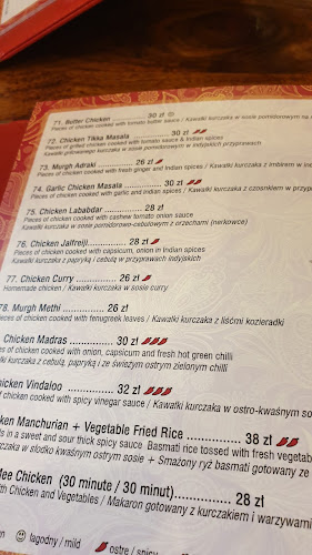 Namaste India: Restauracja Indyjska, Indian Restaurant in Warsaw Open Times