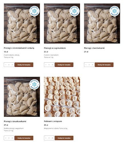 Pierogi Domowe Limanowa - Gastronomia