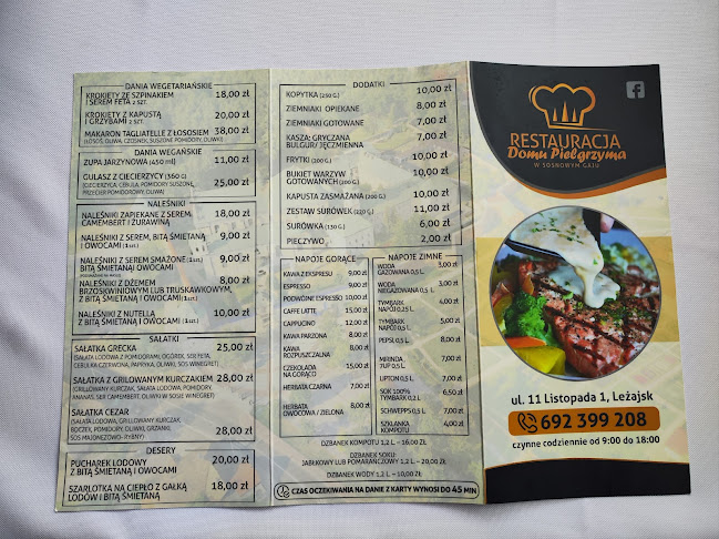 Opinii despre Restauracja Domu Pielgrzyma "W Sosnowym Gaju" Hotel Obiad Noclegi în Leżajsk - Gastronomia