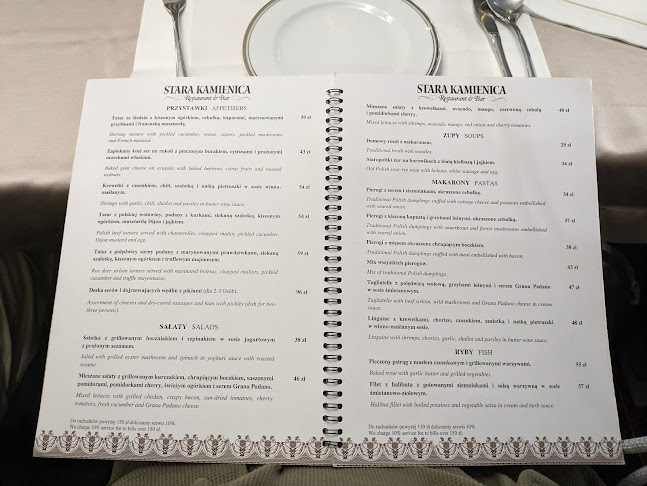 Reviews of Stara Kamienica in Warszawa - Gastronomia