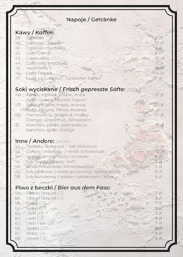 Restauracja De Bazar - Gastronomia