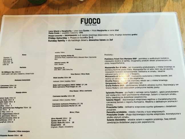 FUOCO – Pizza & Pasta - Gastronomia