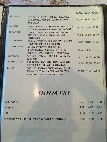 Opinii despre Pizzeria Syta în Imielin - Gastronomia