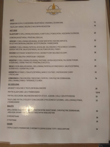 Restauracja Musztarda - Gastronomia