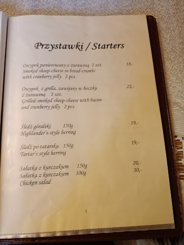 Restauracja Bacówka - Gastronomia