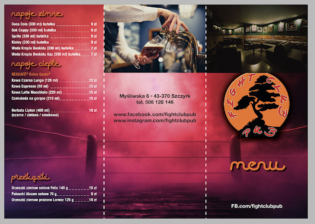 Opinii despre Fight Club Pub în Szczyrk - Gastronomia