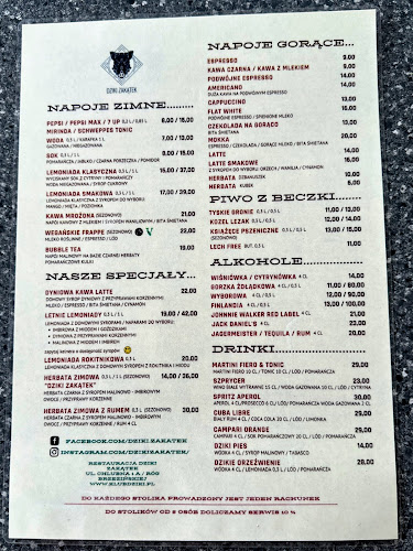 Restauracja Dziki Zakątek - Gastronomia