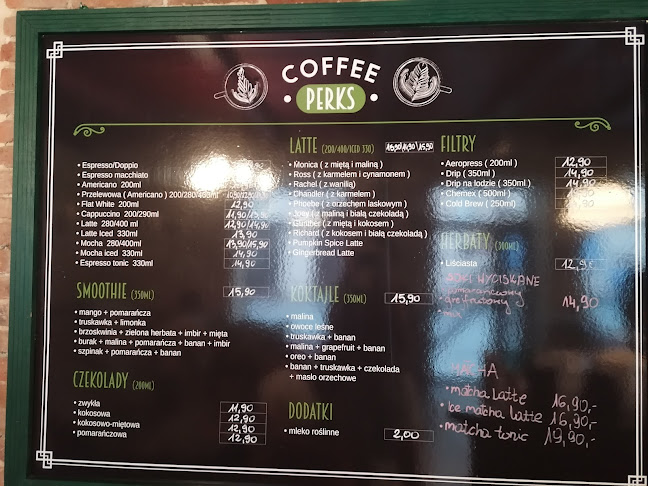 Central Coffee Perks - Gastronomia