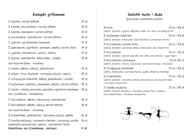 Czarny Kot - Gastronomia