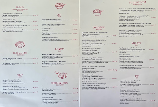 Malinowy Bzyk Restauracja