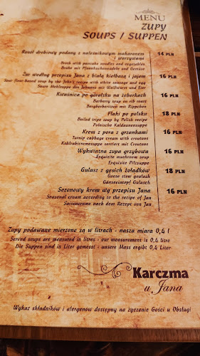 Karczma u Jana Zaczernie / Rzeszów - Wesela, Restauracja, Sala zabaw - Gastronomia
