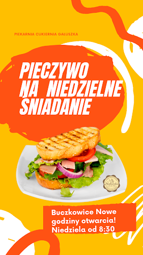 Sklep firmowy Piekarni Cukierni Gałuszka. - Buczkowice