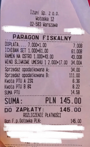 Comentarii opinii despre Izumi Japanese Grill & Street Food