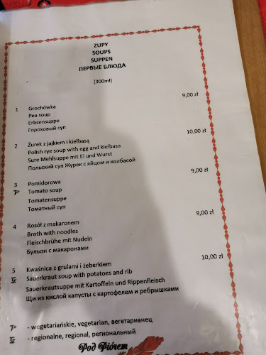 Karczma Pod Piórem - Gastronomia