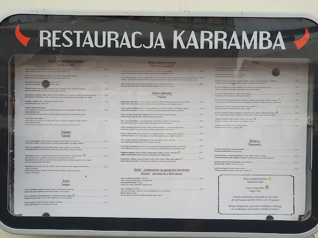 Restauracja Karramba Bydgoszcz - Gastronomia