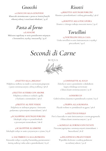 Restauracja Melissa - „u Włocha” - Ustroń