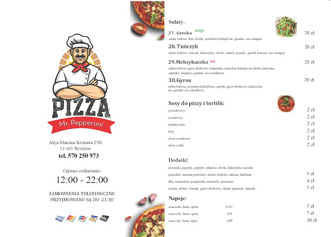 Mr Pepperoni kromera 25D - Wrocław