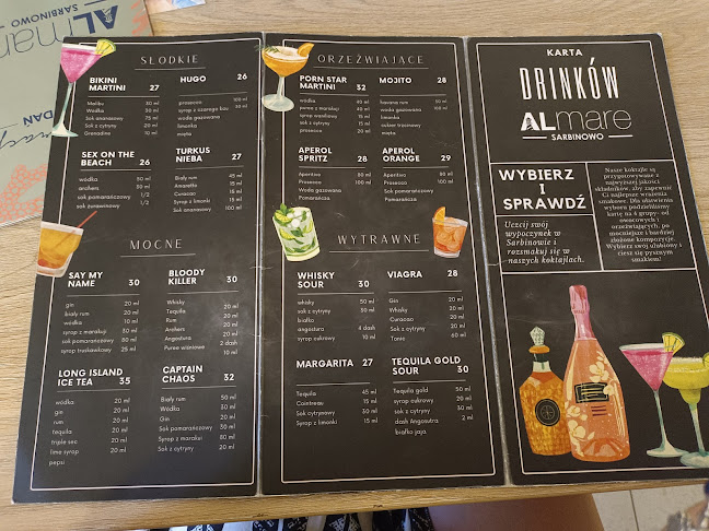 Restauracja Al Mare - Gastronomia