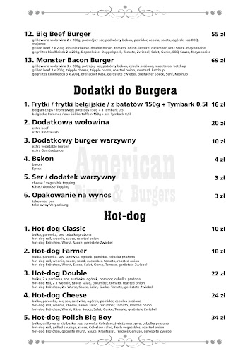American Pizza & Burgers / Kurczak z rożna - Gastronomia