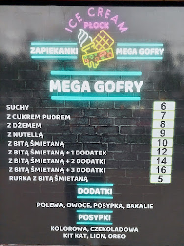 Lody Płock Ice cream mega gofry zapiekanki - Płock