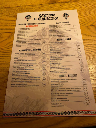 Opinii despre Karczma Góraleczka în Zakopane - Gastronomia