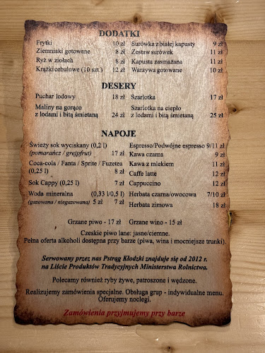 Nad Stawami - Restauracja - Noclegi - Kletno
