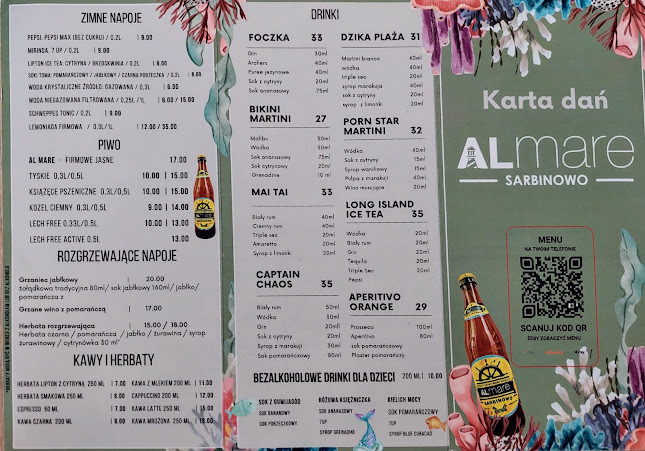 Opinii despre Restauracja Al Mare în Sarbinowo - Gastronomia