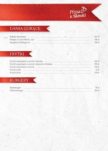 Opinii despre Pizza u Sławki în Włoszczowa - Gastronomia