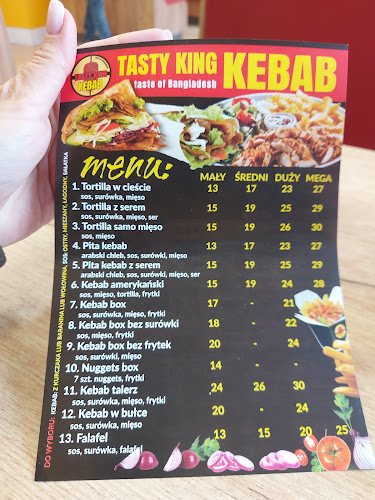 Opinii despre Tasty King Kebab în Piekary Śląskie - Gastronomia