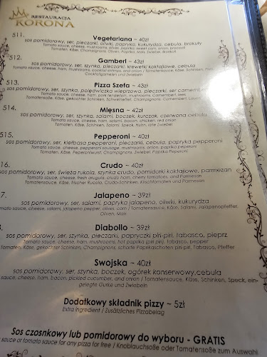 Restauracja Korona - Gastronomia