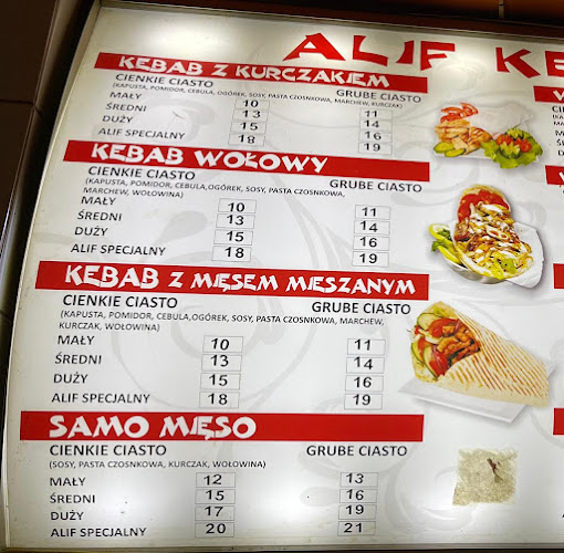 Opinii despre Alif kebab & Restaurant Zyrardów în Żyrardów - Gastronomia