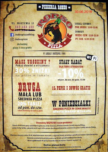 Rodeo Pizza Open Times
