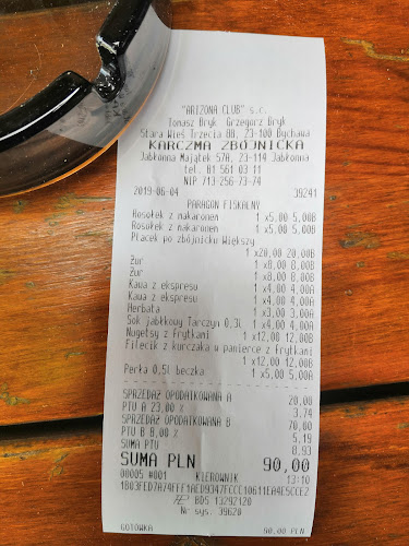 Karczma Zbójnicka - Gastronomia