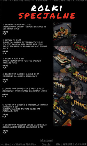 Masami Sushi Open Times