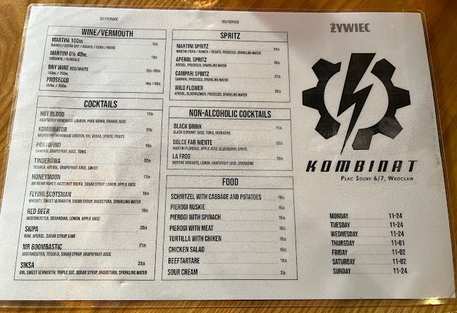 Opinii despre Kombinat în Wrocław - Gastronomia